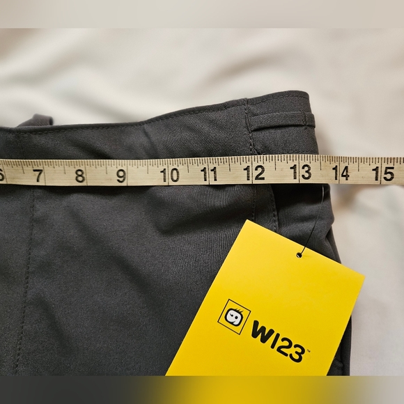 NWT Wonder Wink W123 Womens Gray Elastic Drawstring Waist Scrub Pants Size XS - Picture 9 of 15